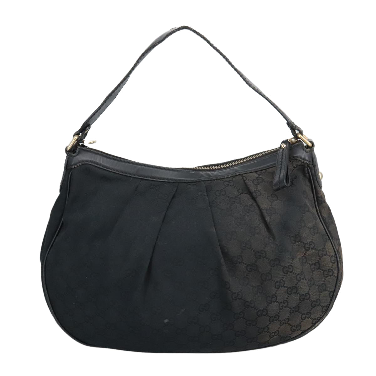 Gucci Sukey Black Canvas Shoulder Bag