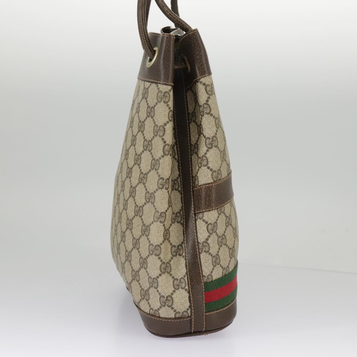 Gucci Sherry Beige Canvas Shoulder Bag