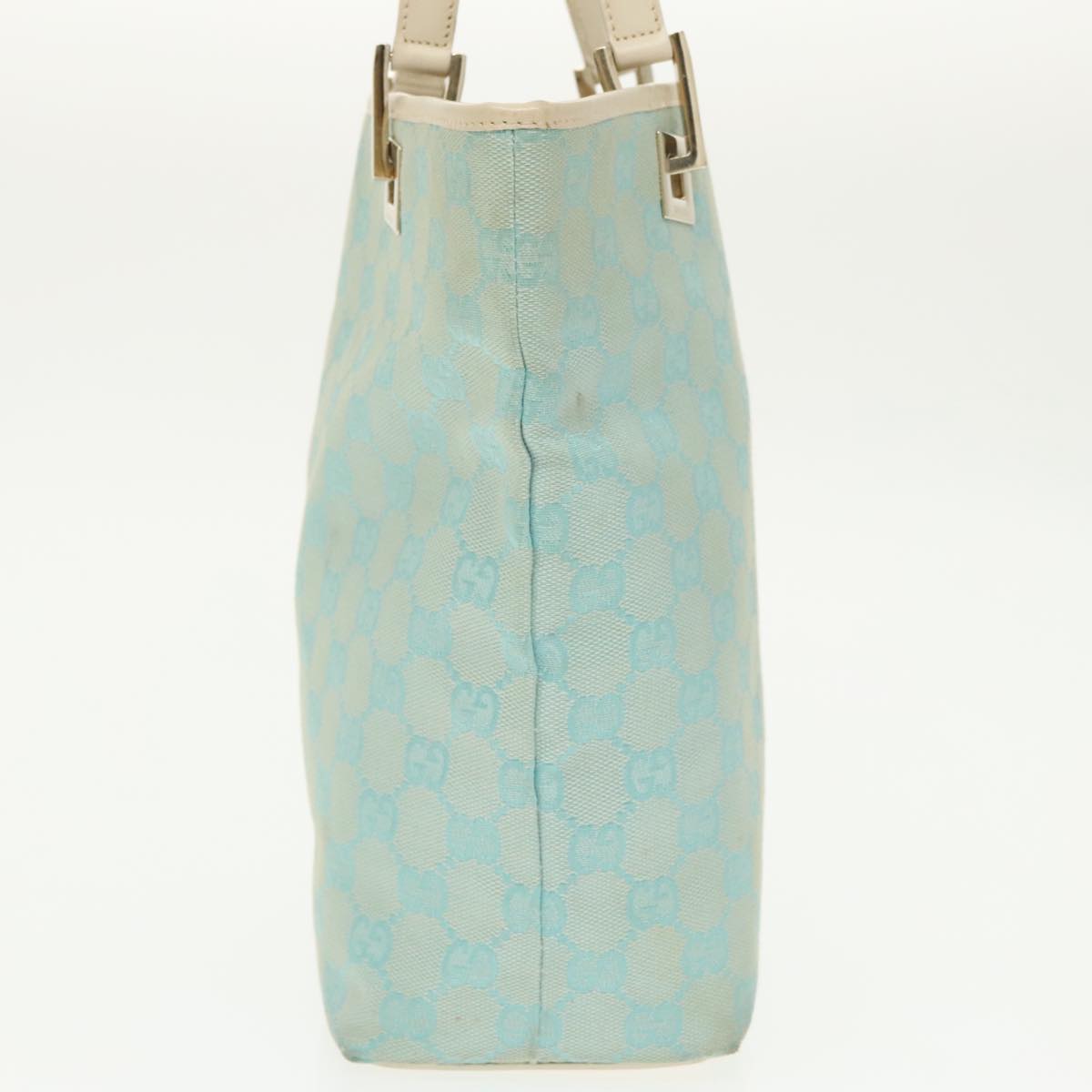 Gucci Gg Canvas Blue Canvas Tote Bag