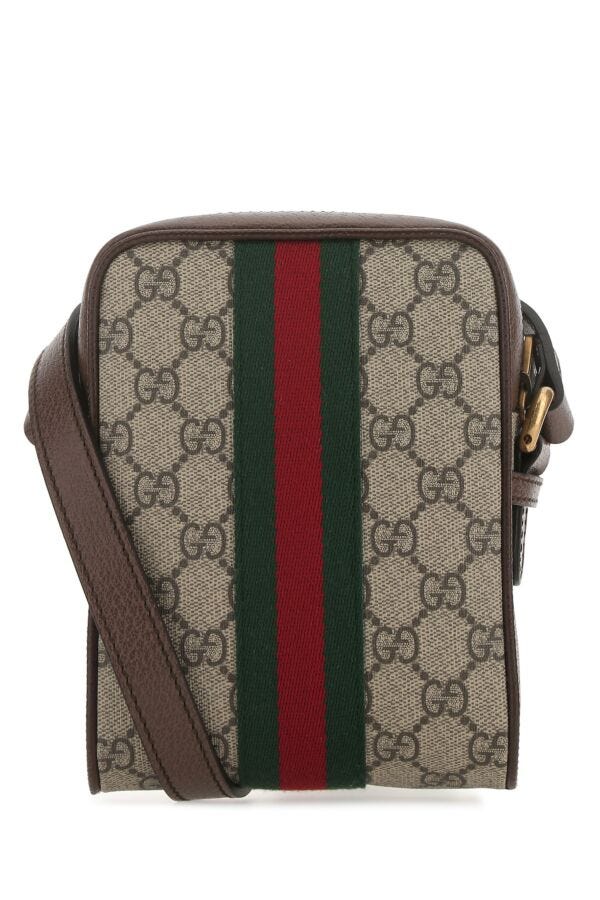 Gucci Man Gg Supreme Fabric Ophidia Crossbody Bag