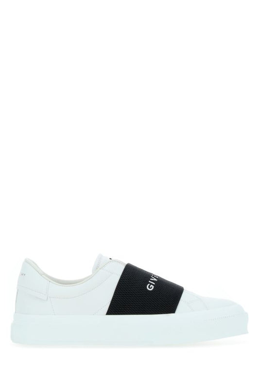 Givenchy Woman White Leather City Slip Ons