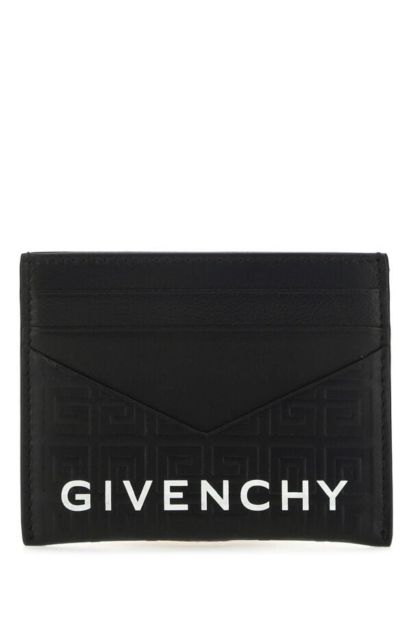 Givenchy Woman Black Leather Card Holder