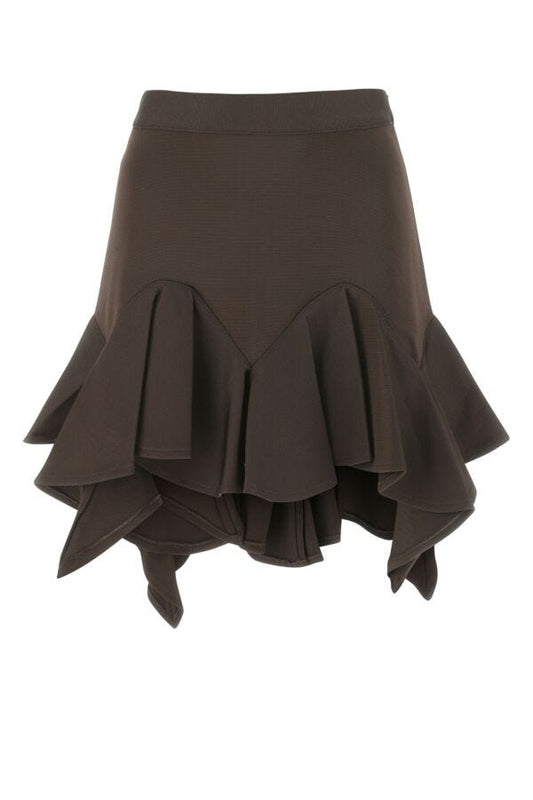 Givenchy Woman Brown Viscose Skirt