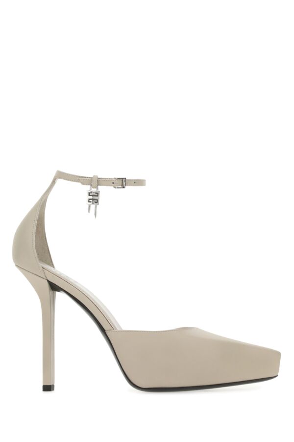 Givenchy Woman Sand Leather G-Lock Pumps