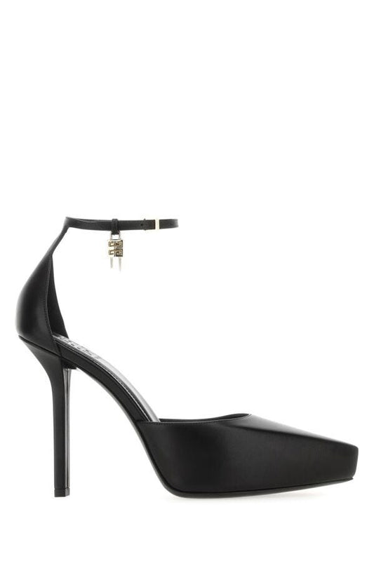 Givenchy Woman Black Leather G-Lock Pumps