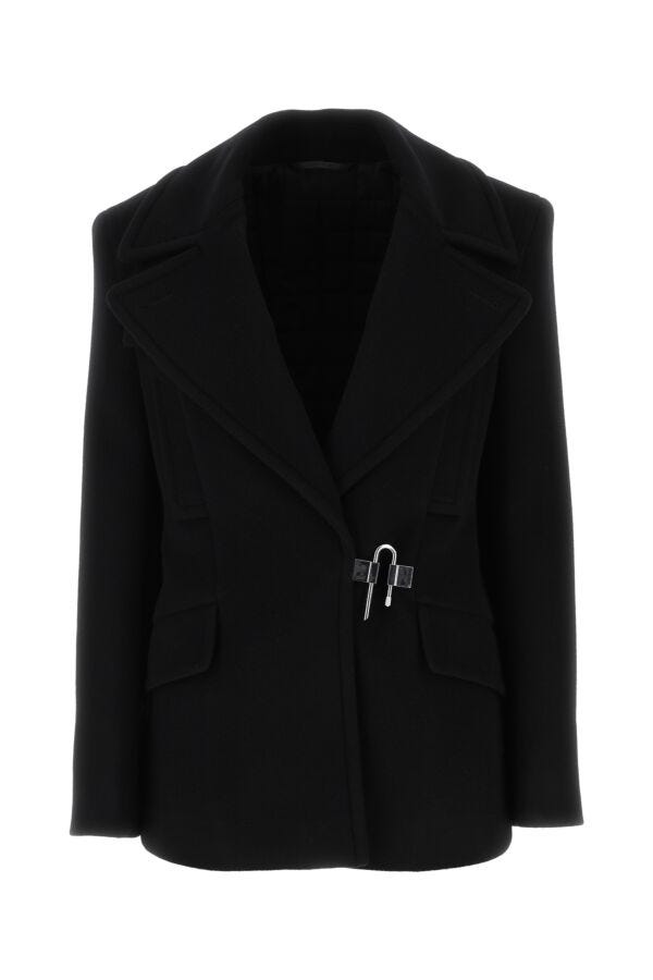 Givenchy Woman Black Wool Coat