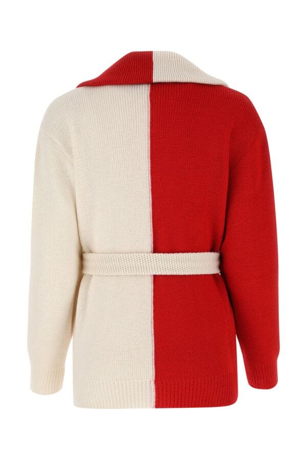 Gucci Woman Two-Tone Wool Sweater