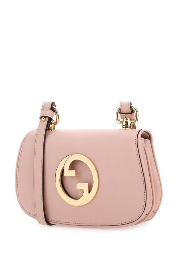 Gucci Woman Pink Leather Gucci Blondie Crossbody Bag