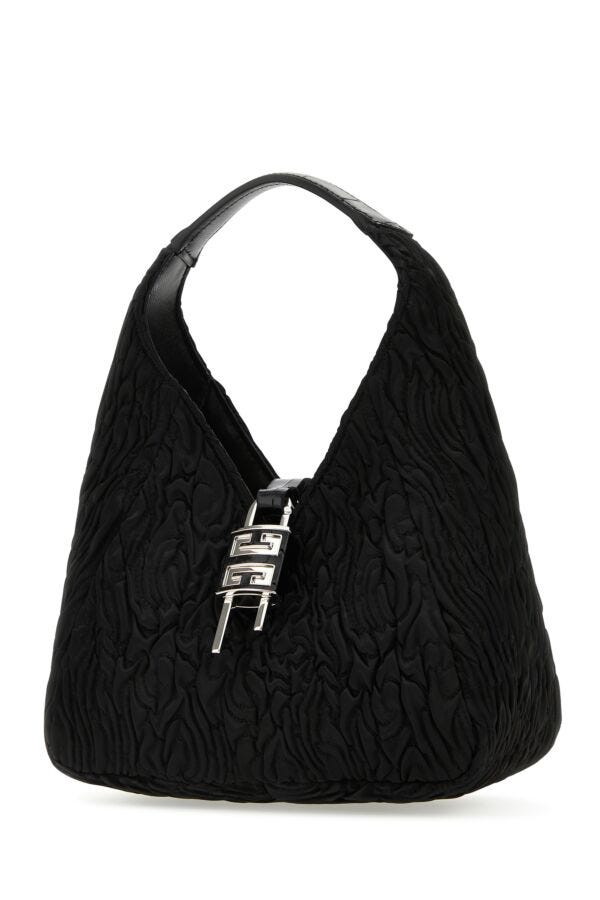 Givenchy Woman Black Fabric G-Hobo Mini Handbag