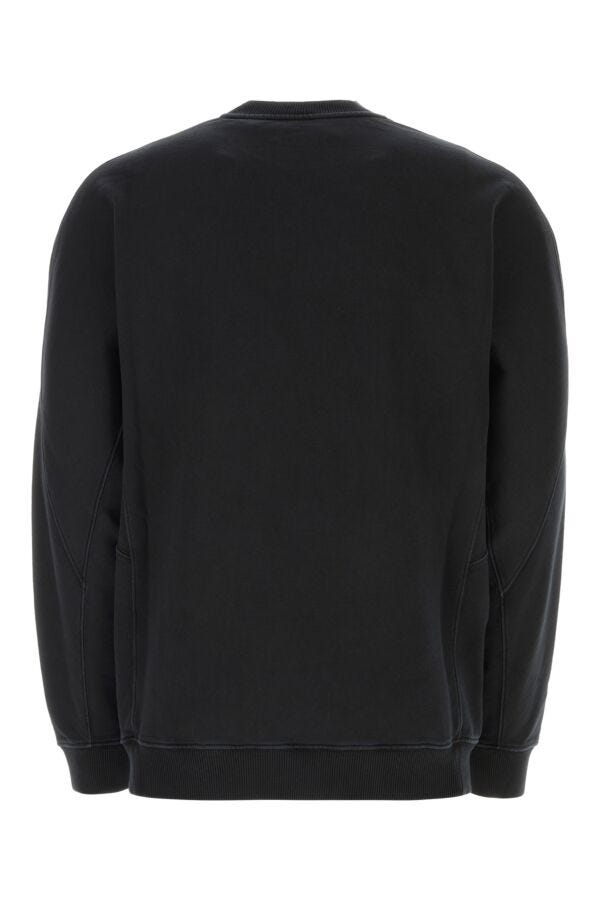 Burberry Man Black Cotton Oversize Sweatshirt