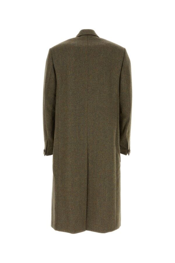 Givenchy Man Khaki Wool Oversize Coat