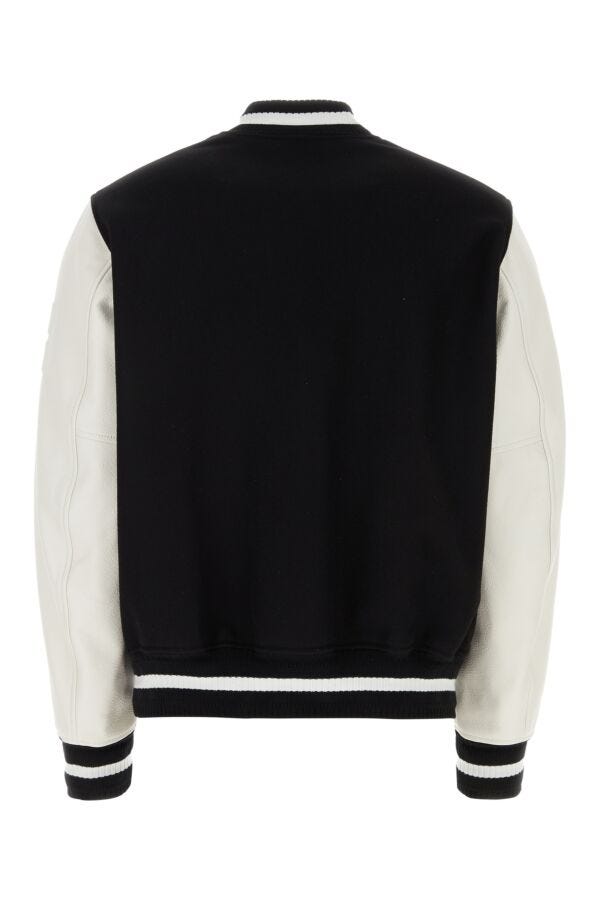 Givenchy Man Black Felt Bomber Jacket