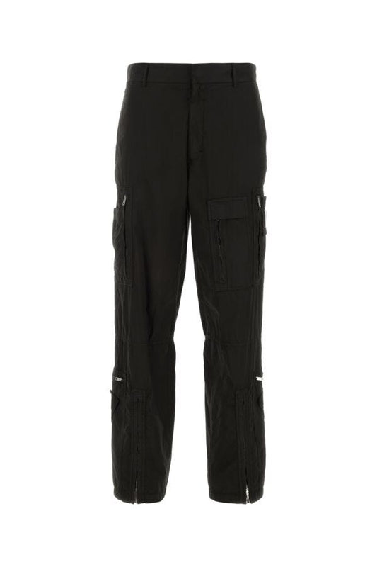 Givenchy Man Black Poplin Cargo Pant