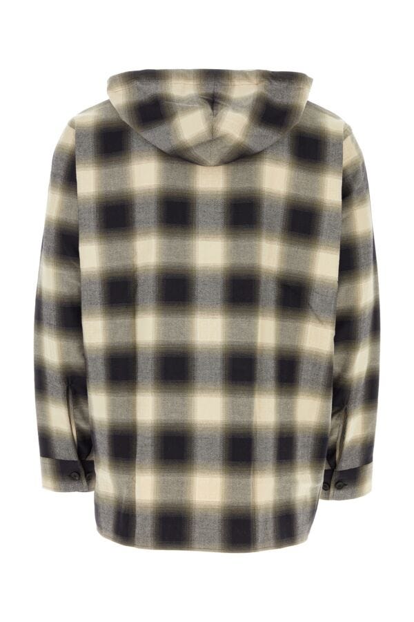 Givenchy Man Embroidered Flanel Oversize Shirt