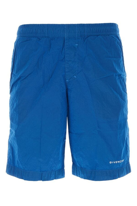 Givenchy Man Blue Nylon Swimming Shorts