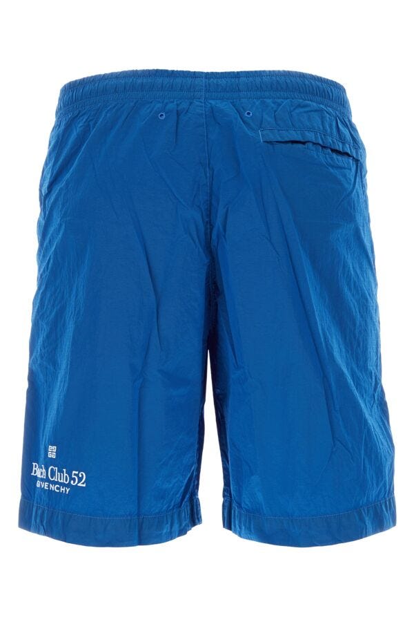 Givenchy Man Blue Nylon Swimming Shorts