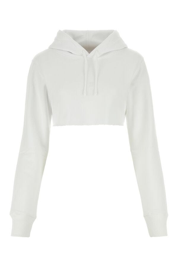 Givenchy Woman White Cotton Sweatshirt