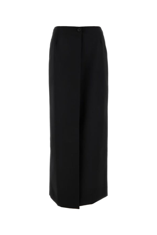 Givenchy Woman Black Wool Blend Skirt