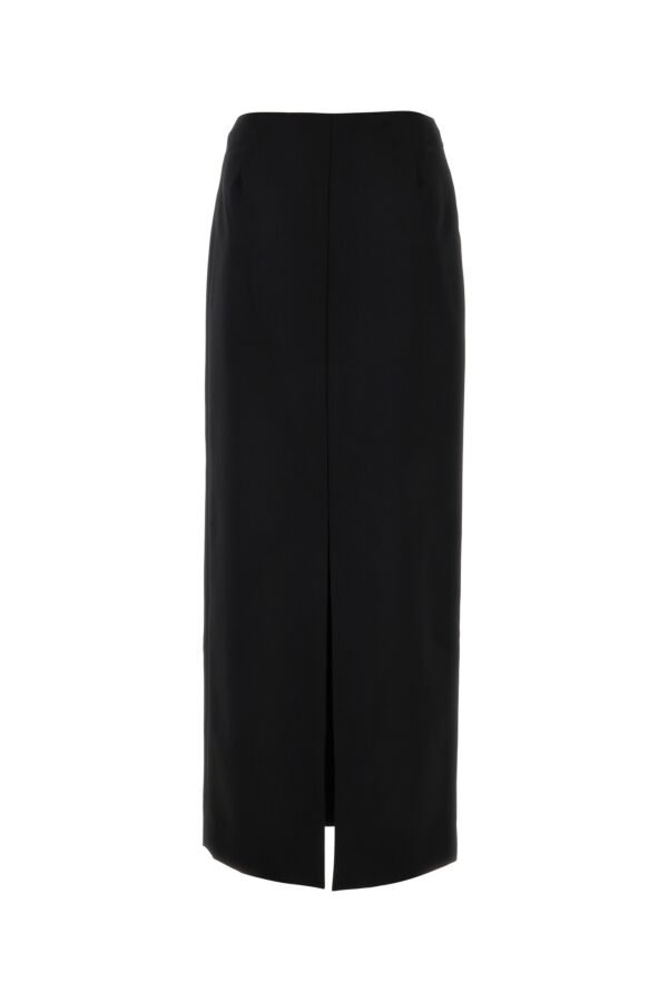 Givenchy Woman Black Wool Blend Skirt