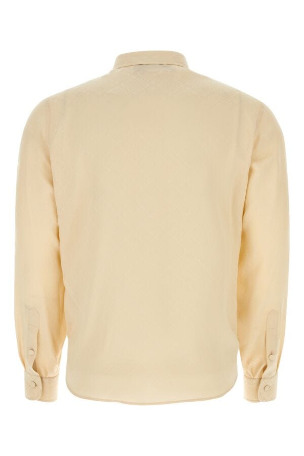 Gucci Man Beige Crepe Shirt