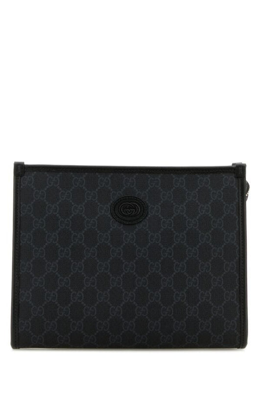Gucci Man Gg Supreme Fabric Beauty Case