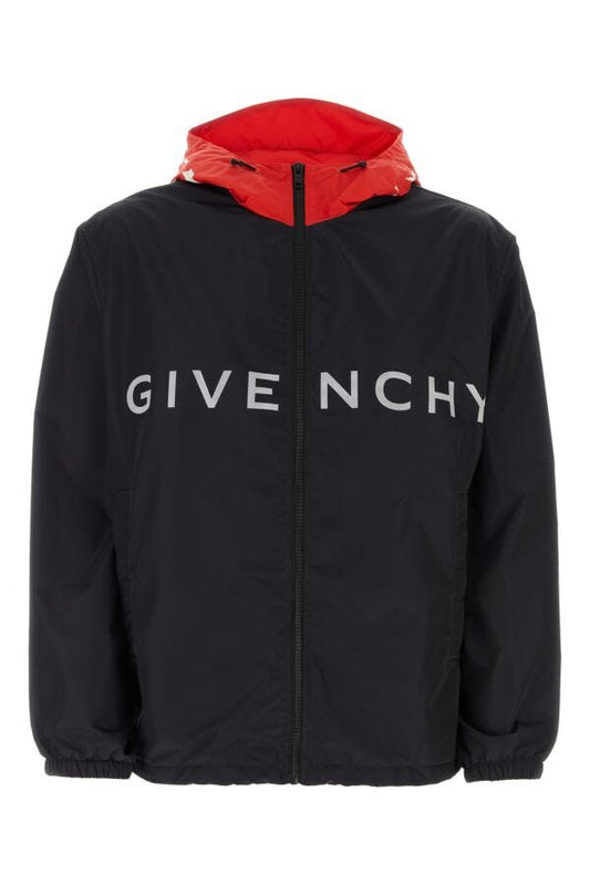 Givenchy Man Midnight Blue Polyester Windbreaker
