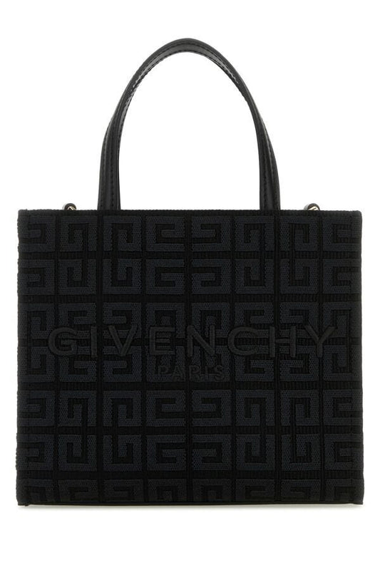 Givenchy Woman Black Canvas G-Tote Handbag