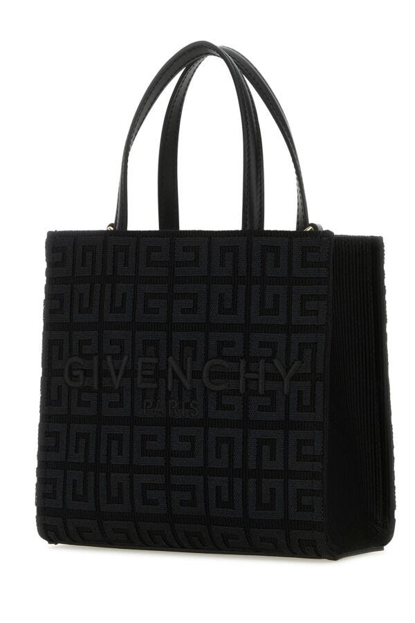 Givenchy Woman Black Canvas G-Tote Handbag