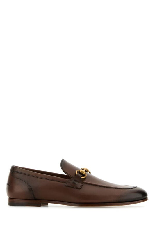 Gucci Man Two-Tone Leather Loafers