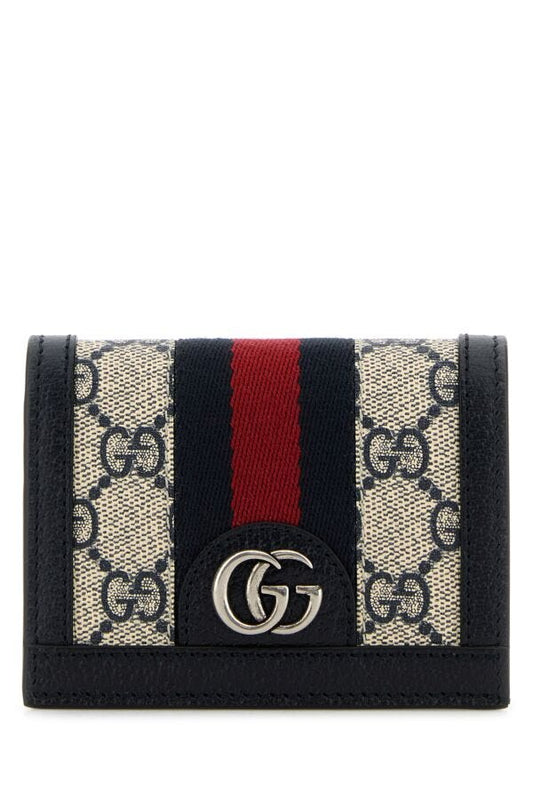 Gucci Woman Printed Supreme Gg Fabric Ophidia Wallet