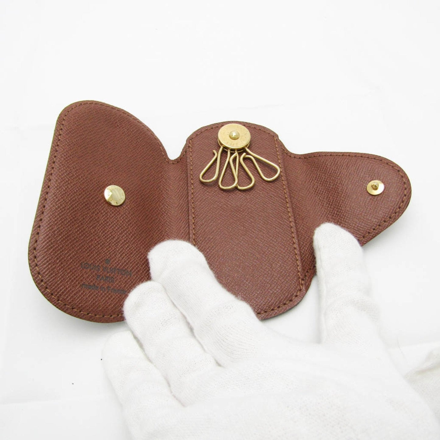 LOUIS VUITTON Monogram M60115 Women's Monogram Key Case Monogram