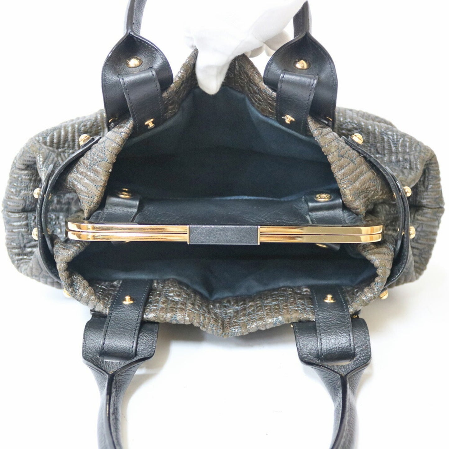 LOUIS VUITTON Shoulder Bag Monogram Motard Biker M95595 Brown Women's Lambskin