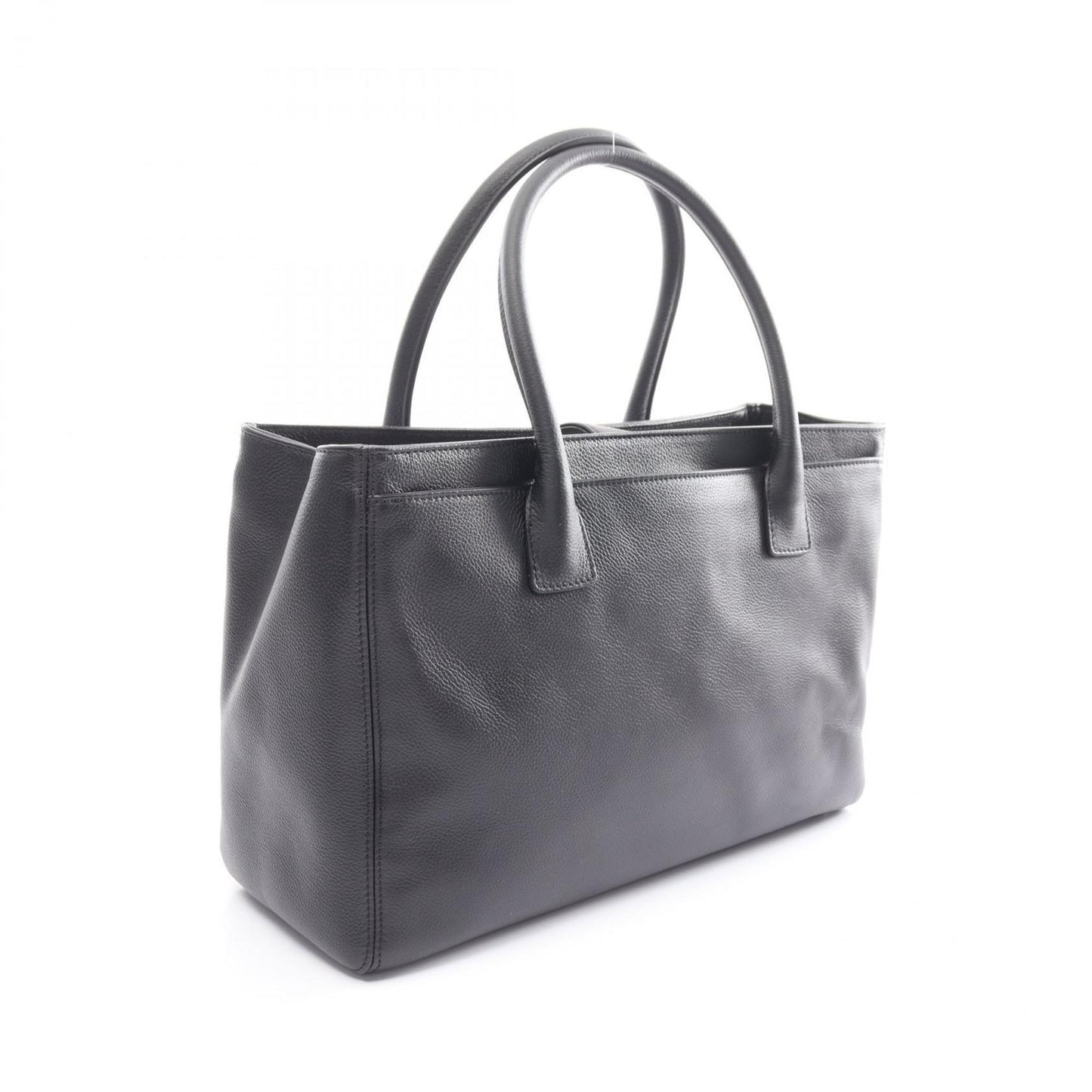 CHANEL Executive Tote Bag Leather Women's Black A15206