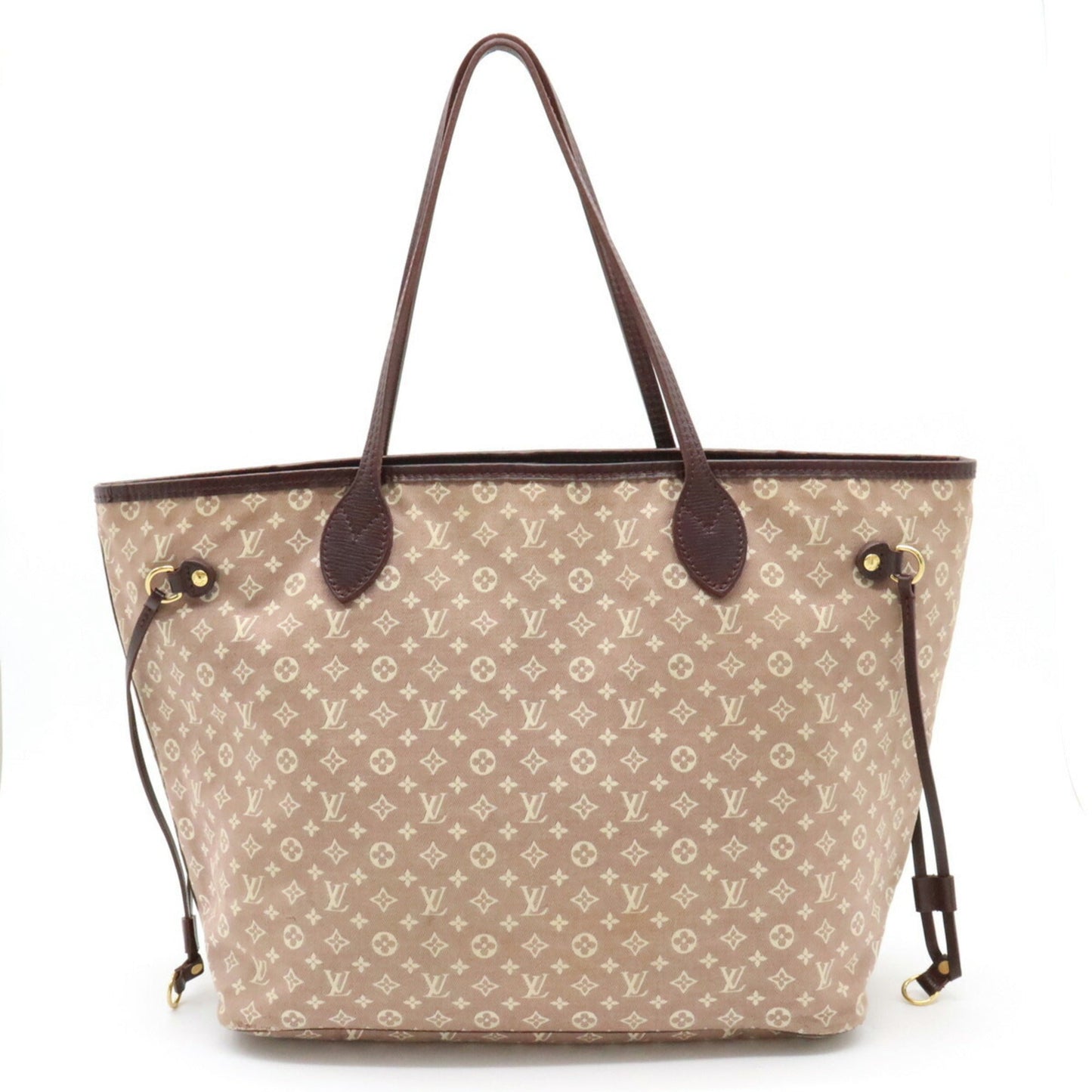 LOUIS VUITTON Monogram Ideal Neverfull MM Tote Bag Shoulder Sepia M40515