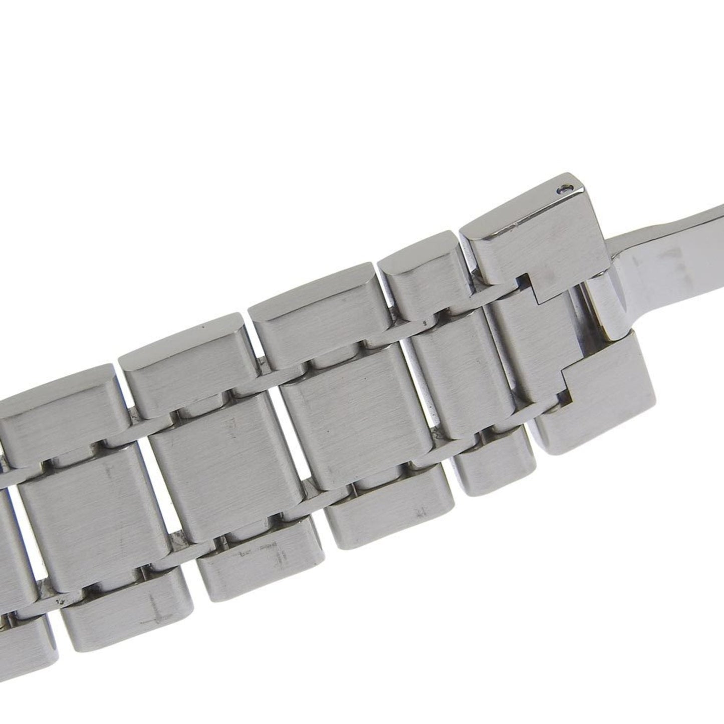 LOUIS VUITTON Tambour Watch Q1311 Stainless Steel Silver Quartz Analog Display Women's Brown Dial