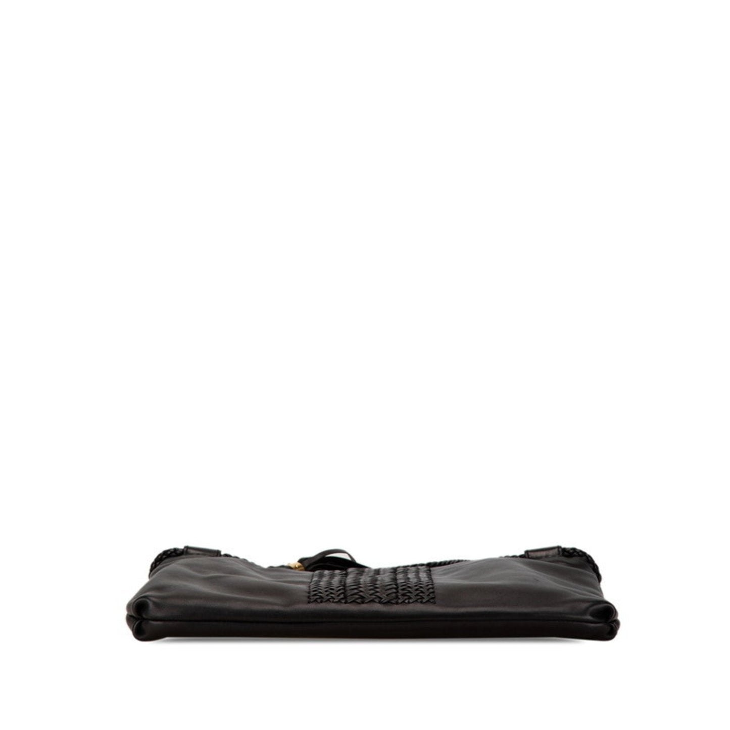 Gucci Black Leather Tote Bag