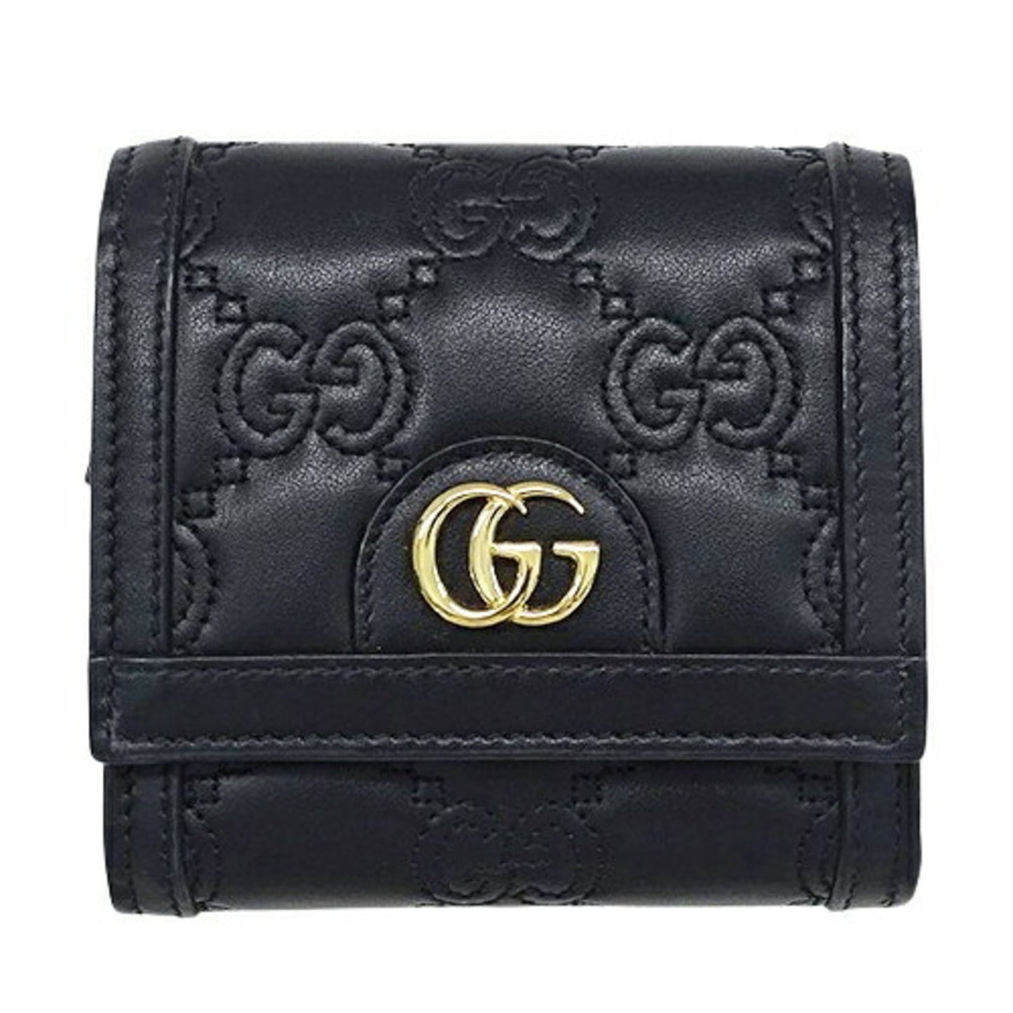 Gucci Black Leather Wallet (Bi-Fold)