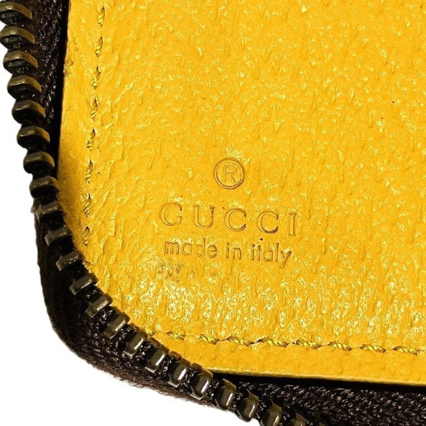 Gucci Beige Pvc Leather Long Wallet (Bi-Fold)