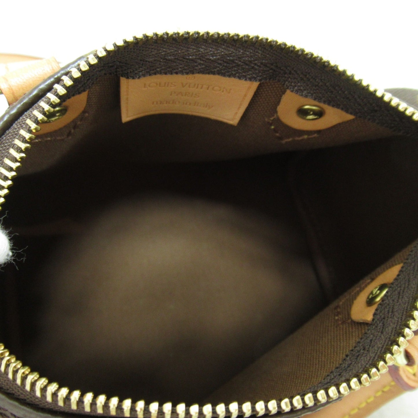 LOUIS VUITTON Nano speedy Brown Monogram PVC coated canvas M61252