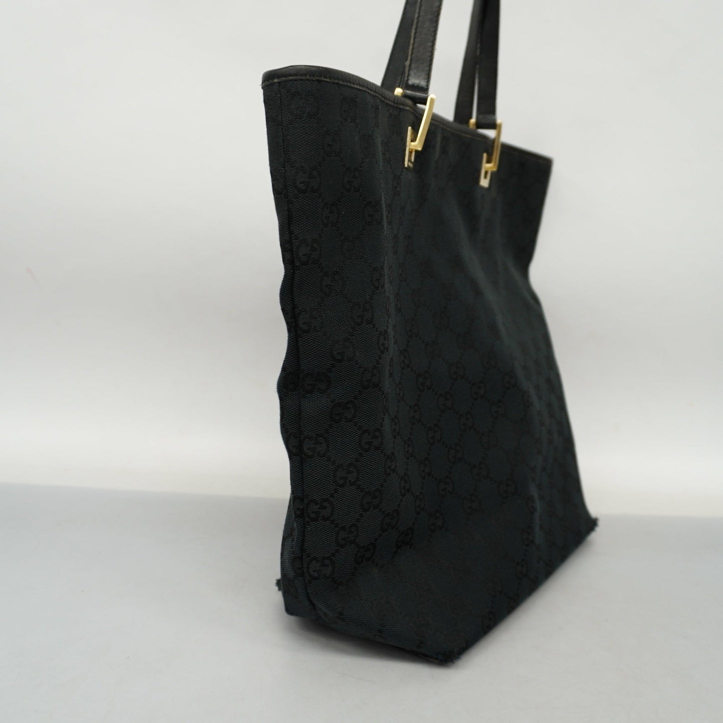 GUCCI  GG Canvas 002 1098 Women's Tote Bag Black