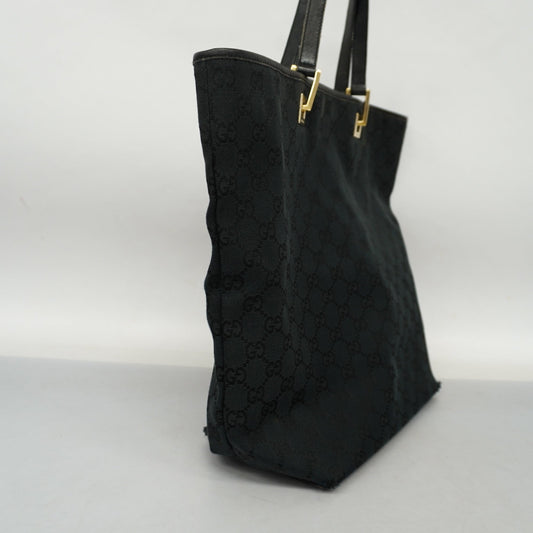 GUCCI  GG Canvas 002 1098 Women's Tote Bag Black