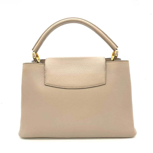 LOUIS VUITTON Bag Capucines MM Gale Beige Greige Handbag One Handle Studded LV Ladies Taurillon Leather M94428 LOUISVUITTON