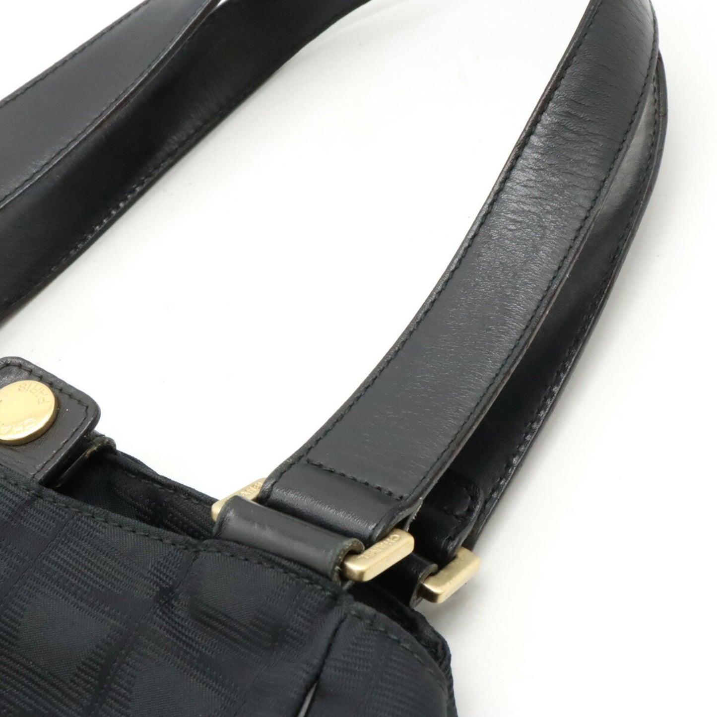 CHANEL New Travel Line Tote Bag Handbag Shoulder Black A20518