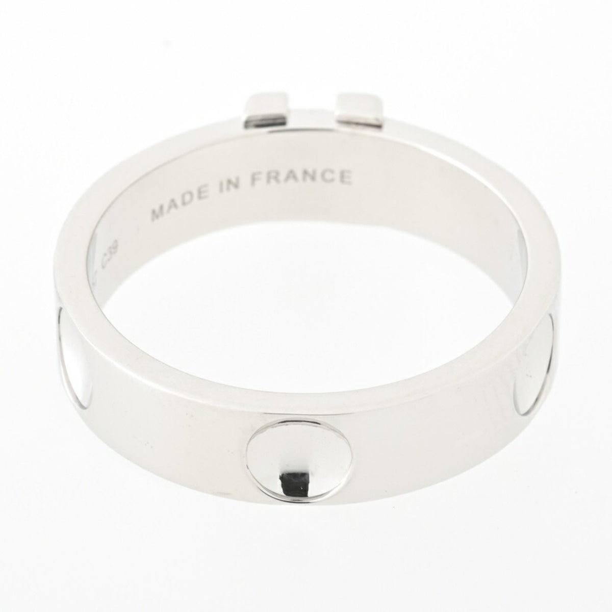 LOUIS VUITTON Ring Bergen Preinte LV Q9K97K White Gold