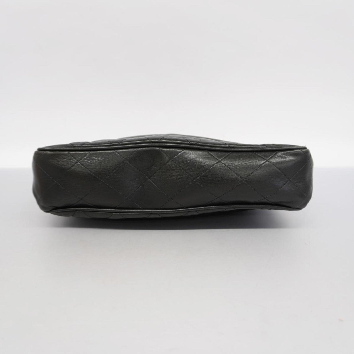 Chanel Shoulder Bag Matelasse Lambskin Black Women's