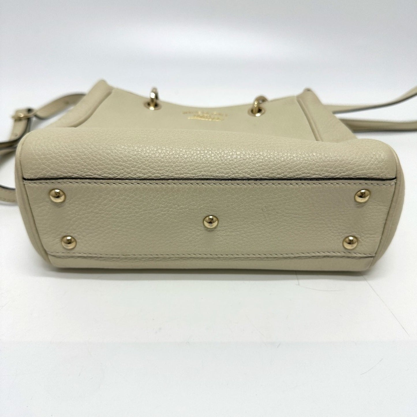 Gucci White Leather Handbag Shoulder Bag