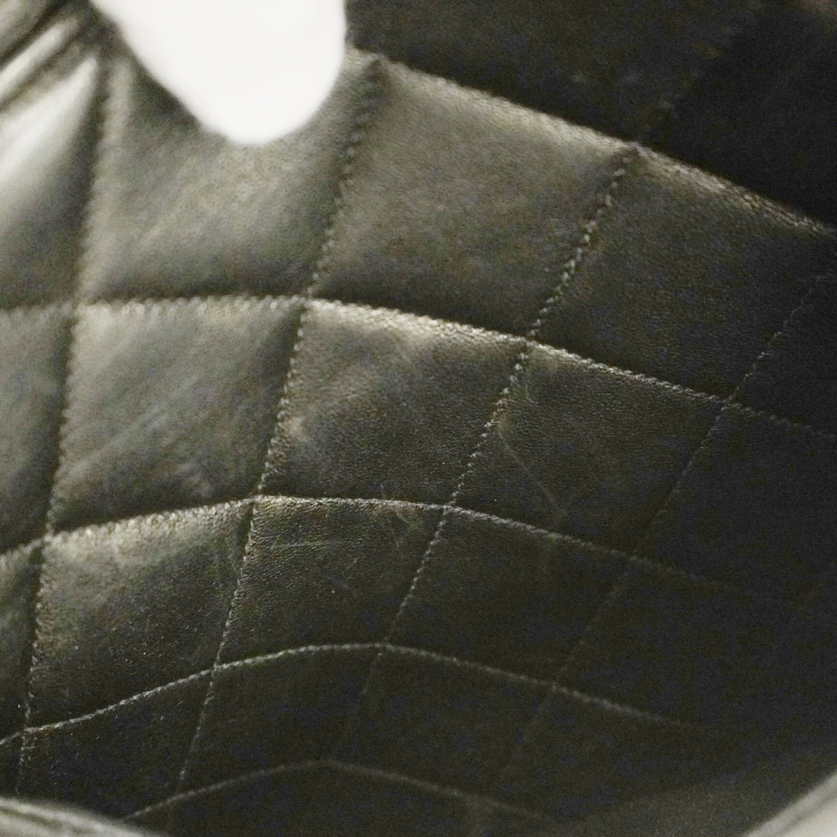 ChanelAuth  Matelasse Lambskin Women's Leather HandBag Black