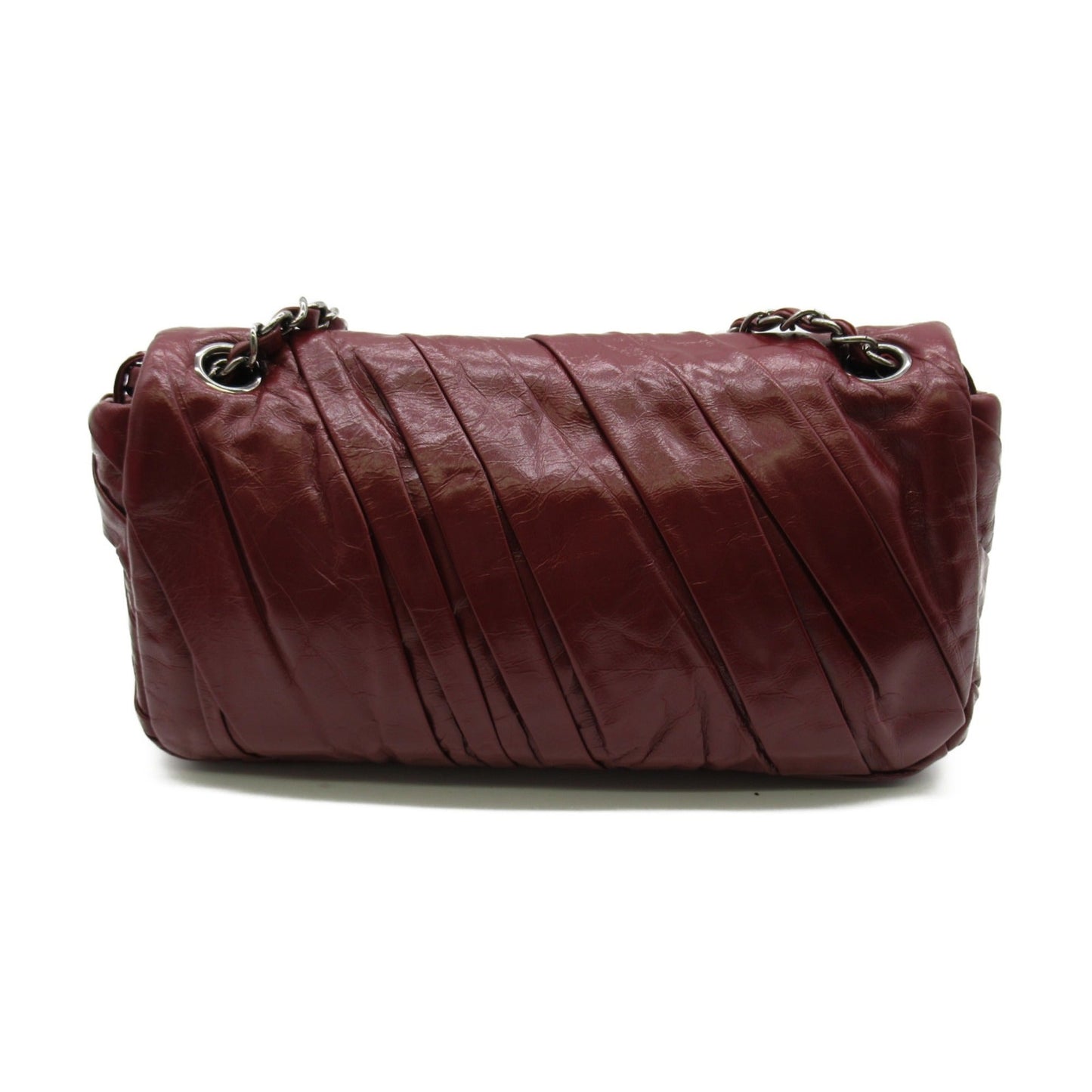 CHANEL ChainShoulder Bag Red Calfskin (cowhide)