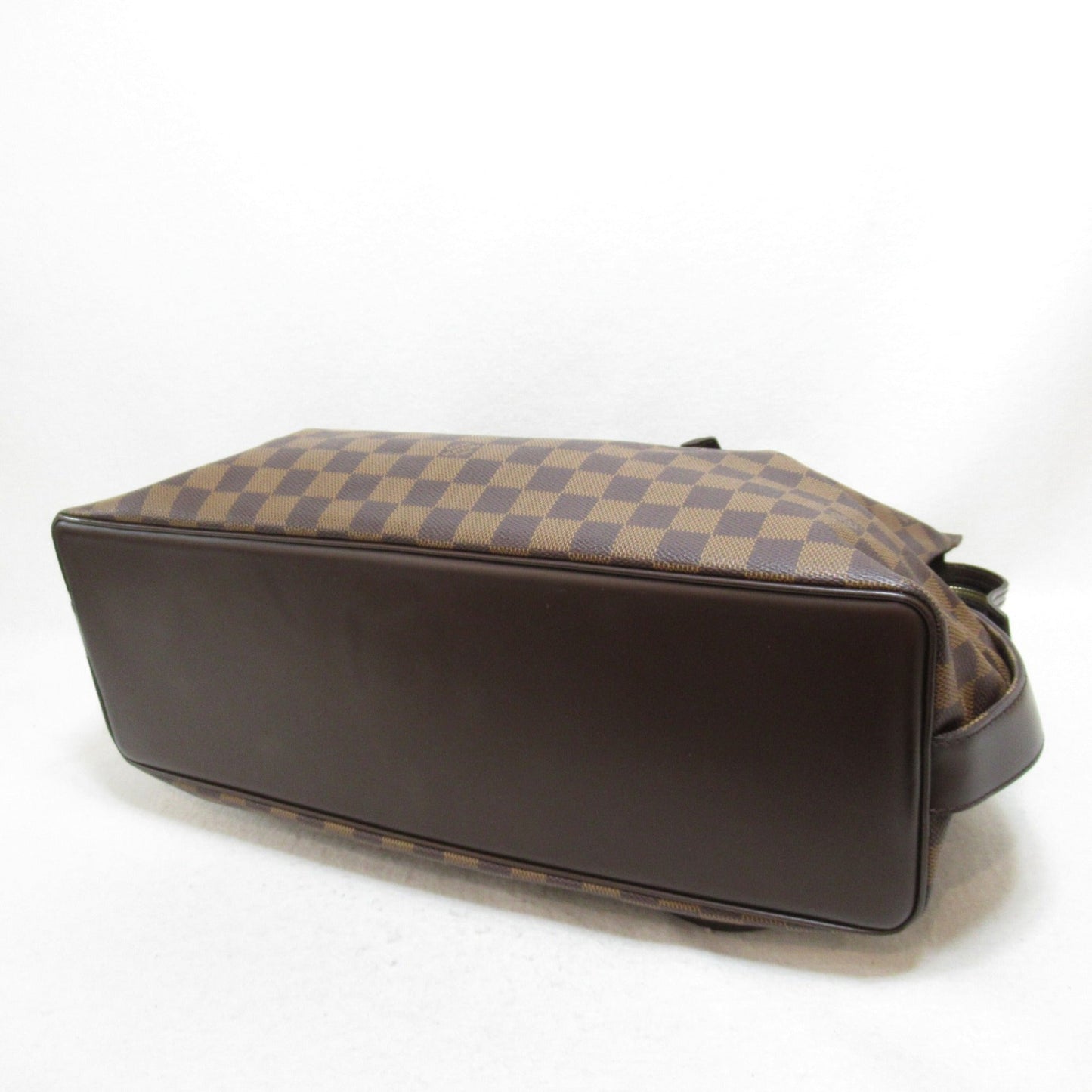 LOUIS VUITTON Chelsea Tote Bag Brown Ebene Damier PVC coated canvas N51119