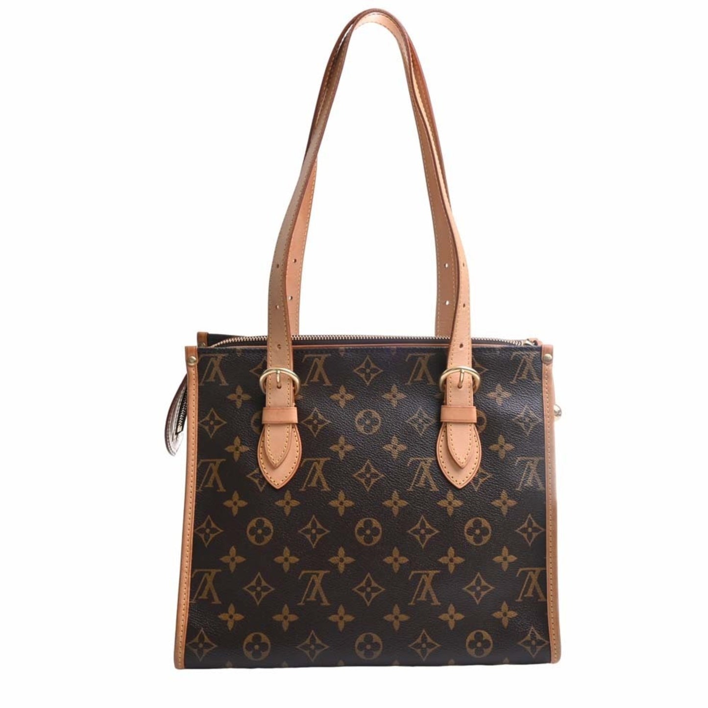 LOUIS VUITTON Monogram Popincourt Haut Tote Bag M40007 Brown Women's